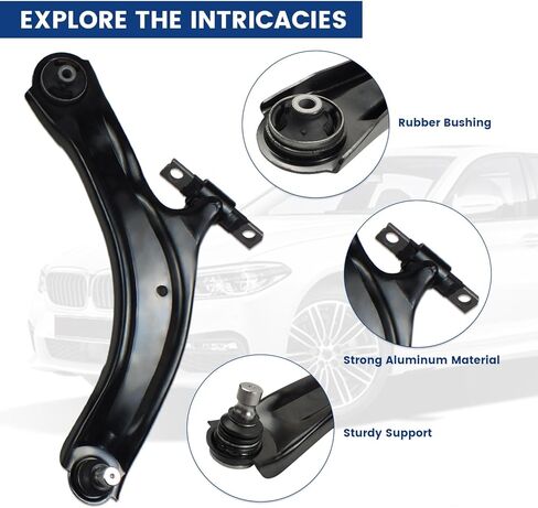 2PCS Front Lower Control Arm w/Ball Joint Suspension Kit for 2008 2009 2010 2011 2012 2013 Nissan Rogue 2.5L, 2014 2015 Rogue Select, Suspension Kit MS30194 MS30195 RK621452 RK621453 in Kuwait