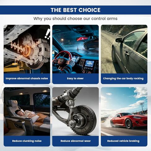 2PCS Front Lower Control Arm w/Ball Joint Suspension Kit for 2008 2009 2010 2011 2012 2013 Nissan Rogue 2.5L, 2014 2015 Rogue Select, Suspension Kit MS30194 MS30195 RK621452 RK621453 in Kuwait