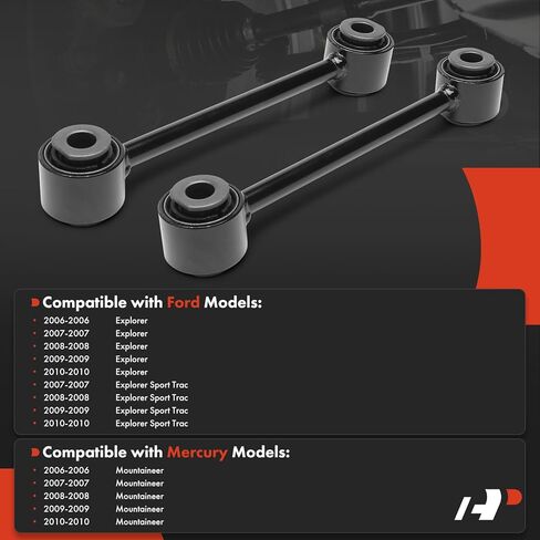 A-Premium 2 x Rear Forward Lower Control Arms, with Bushing, Compatible with Ford Explorer 2006-2010, Explorer Sport Trac 2007-2010 & Mercury Mountaineer 2006-2010 in Saudi Arabia