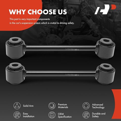 A-Premium 2 x Rear Forward Lower Control Arms, with Bushing, Compatible with Ford Explorer 2006-2010, Explorer Sport Trac 2007-2010 & Mercury Mountaineer 2006-2010 in Saudi Arabia