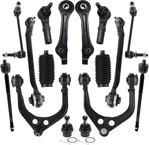16 Pcs Front Suspension KIts For Chrysler 300 2011-2014 | Dodge Charger 2011-2019, Challenger 2011-2019 | RWD MODELS ONLY | Upper &Lower Control Arm With Ball Joint Swaybar Tie Rod End in Kuwait