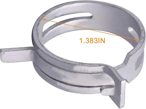 4 قطعة طقم مشابك خرطوم المبرد العلوي والسفلي لسيارة Honda Accord Civic CRV Fit Odyssey استبدال 19511-PH7-003 19511PH7003 فضي in Kuwait