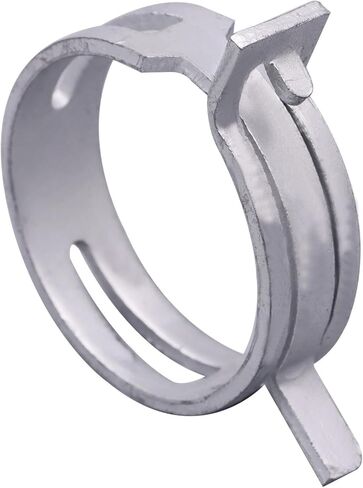 4 قطعة طقم مشابك خرطوم المبرد العلوي والسفلي لسيارة Honda Accord Civic CRV Fit Odyssey استبدال 19511-PH7-003 19511PH7003 فضي in Kuwait