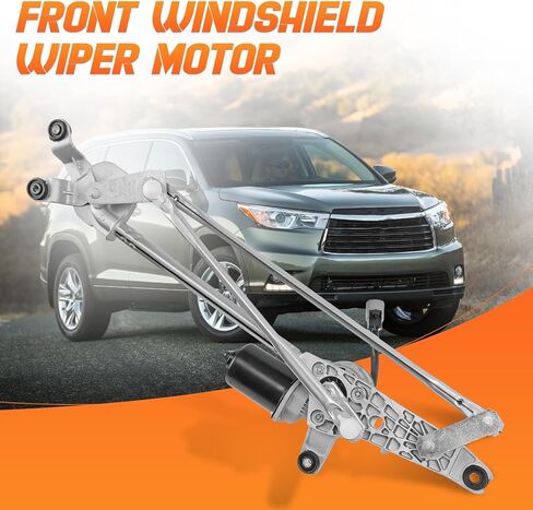 602-484AS Front Windshield Wiper Motor and Linkage Assembly Compatible with Toyota Highlander 2008-2010# 851500E040, 8515048070, 8511048120, 4320020 in Saudi Arabia