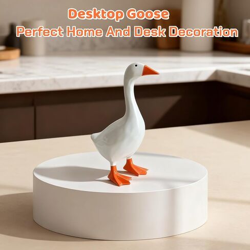 المغناطيسي أوزة مفتاح حامل لطيف ديكور المنزل تمثال، طاولة مكتبية مكتب ديكور الراتنج أوزة بطة تمثال النحت، أداة حامل ديكور المنزل in Kuwait