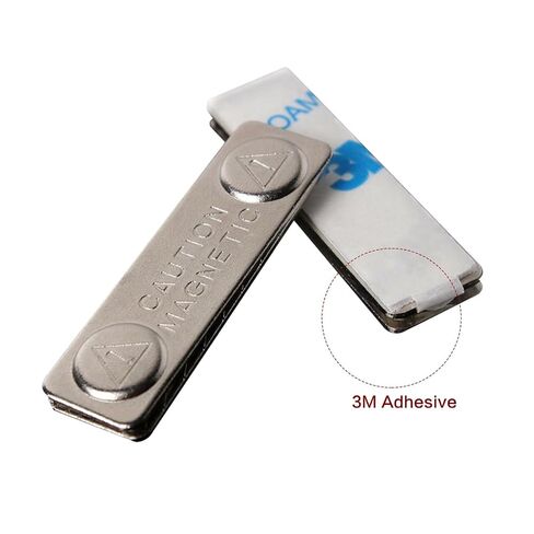10 Pack Name Tag Magnets Magnetic Name Badge Holders with 3M Adhesive Backing & 2 Neodymium Magnetic Name Tags for Uniforms Shirts Accessories in Kuwait