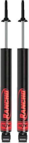 Set of Rancho RS7MT Front & Rear Shocks fits 2014 2023 Ram 3500 4WD with RLS, 2.5" Front & 0" Rear Lift | Improves Handling & Performance | Includes TrendsAuto Decal in Kuwait