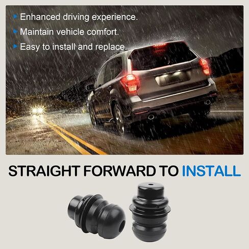 2Pcs Rear Suspension Shock Coil Spring Bumper Bump Stop Compatible With 2003-2008 Honda Pilot 52722-S9V-A04 52722S9VA04 in Kuwait