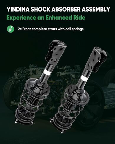 Front Pair Shock Absorber Assy Fits for 2004-2006 for Scion xA, 2004-2006 for Scion xB, 172245 Front Complete Struts With Coil Springs(Set of 2) in Kuwait