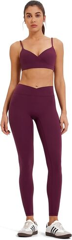MOOSLOVER Women 2 Piece Yoga Set High Waist Leggings and Sports Bra Buttery Soft Stretch Athleisure Workout Outfit in Kuwait