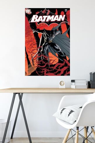 ملصق حائط بغطاء الخفافيش من DC Comics باتمان، مقاس 34 بوصة × 22.4 عرض، إصدار غير مؤطر in Saudi Arabia