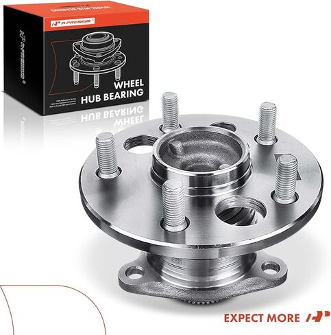 A-Premium Rear Wheel Bearing and Hub Assembly with ABS Ring & 5-Lug Compatible with Lexus ES300 1992-2001, RX300 1999-2003, Toyota Avalon 1995-1999, Camry 1987-2001, Solara 1999 in Saudi Arabia
