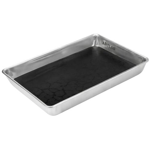 ARTLAB-Aluminum Lab Dissecting Pan with Wax Dissection Trays 11 L X 7 W X 1.5 H inches Biological Equipment for Dissection Use (1) in Kuwait