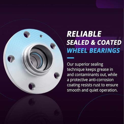 Wheel Hub Assembly Front or Rear Replacement for 2010 2011 2012 2013 2014 2015 2016 Cadillac SRX, Wheel Bearing 513289 [6-Lug w/ABS] in Kuwait