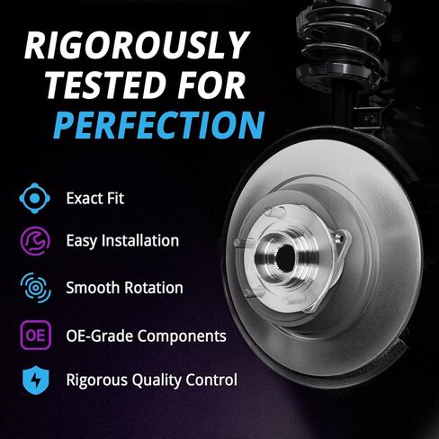 Wheel Hub Assembly Front or Rear Replacement for 2010 2011 2012 2013 2014 2015 2016 Cadillac SRX, Wheel Bearing 513289 [6-Lug w/ABS] in Kuwait