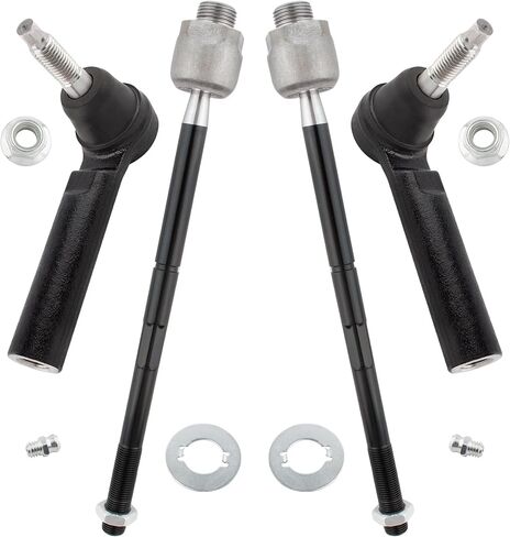 4pcs Front Outer Inner Tie Rod End Links Kit Suspension Steering Tie Rod End ES800223 EV800084 for Cadillac Escalade 2007-2014 for Chevrolet Silverado 1500 for GMC Sierra 1500 Yukon Yukon XL in Kuwait