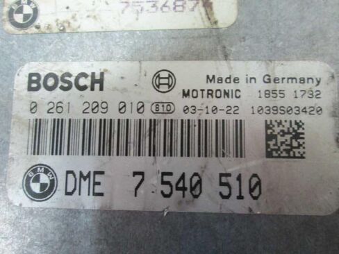 Engine ECM Electronic Control Module Fits 04 Compatible with BMW 745i DME 7 540 510 7540510 in Saudi Arabia