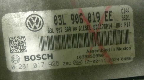 وحدة التحكم في المحرك ECM 2.0L تناسب 12 متوافقة مع Audi A3 03L 906 019 EE 03L906019EE in Saudi Arabia