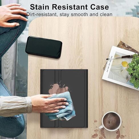 for iPad Pro 12.9 Case with Keyboard, Magnetic Detachable Wireless Bluetooth Keyboard, Slim Protection Case with Pencil Holder for iPad Pro 12.9 2nd 2017/1st 2015 Gen (A1670/A1671/A1584/A1652), Black in Kuwait