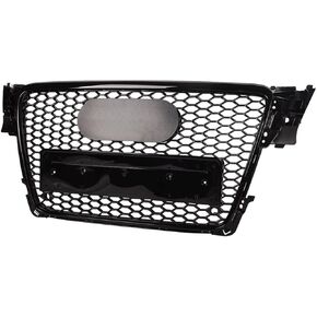 شبكة رياضية بشبكة قرص العسل باللون الأسود السداسي طراز RS4 تناسب 2009-2012 Audi A4/S4 B8 8T in Kuwait