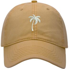 قبعة بيسبول للرجال شجرة النخيل 1 مطرزة من القطن المغسول، قبعة أبي قبعات البيسبول in Kuwait