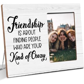 Friendship Wooden Picture Frame Gifts for Friends, Good Friends Are Like Stars, Appreciation Thank You Gifts, Fits 4x6 Photo Frame in Saudi Arabia