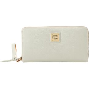 Dooney & Bourke Handbag, Lucca Leather Large Zip Around Wristlet in Kuwait