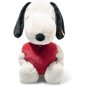 Steiff Snoopy Officially Licensed Love - Soft Plush Dog Toy Stuffed Animal Holding Red Heart Premium Peanuts Collectible, Snoopy, 12" in Kuwait