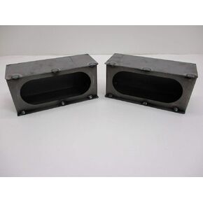 CTW Steel Oval Mounting Boxes for 6 inch LED Oval Brake Stop Turn Tail Lights/Set in Kuwait