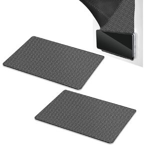 Dashboard Anti-Slip Mat, 10.63" x 5.9" PU Waterproof Central Control Instrument Panel Storage Protection Mat, Cuttable Super Strong Adsorption Self-Adhesive Accessories (Black) in Kuwait