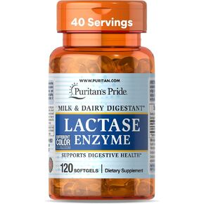 Puritan's Pride إنزيم اللاكتيز 125 ملغ، كبسولة هلامية، 120 قطعة in Kuwait