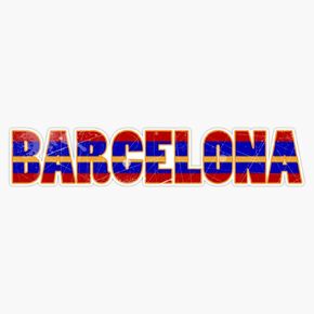 Fc Barcelona Gifts Design Vinyl Waterproof Sticker Decal Car Laptop Wall Window Bumper Sticker 5" in Kuwait