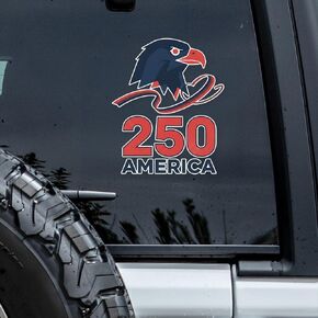 250th Anniversary Car Decal, Patriotic Eagle Car Sticker, 1776-2026 USA Window Decal, American Eagle Cars Sticker, Vinyl Cars Decals for Patriots, USA 250th Independence Day Decoration /11 in Kuwait