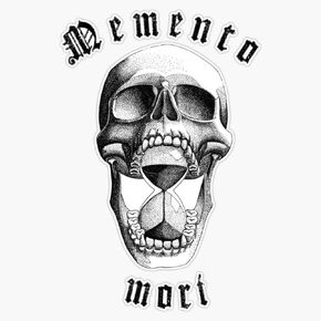Memento Mori Vinyl Waterproof Sticker Decal Car Laptop Wall Window Bumper Sticker 5" in Kuwait