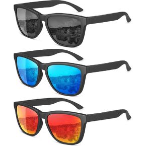 نظارات شمسية مستقطبة من MEETSUN للرجال، نظارات شمسية مع حماية من الأشعة فوق البنفسجية لقيادة الصيد in Kuwait