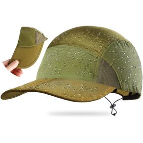 Ababalaya Foldable Lightweight Baseball Cap, Breathable Quick Dry UPF 50+ Sun Hat, Waterproof Adjustable Outdoor Visor Hat in Kuwait