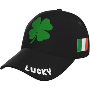 St Patricks Day Clover Baseball Cap for Men Women, Fashion Adjustable Shamrock Hat Casual Trucker Hats Holiday Accessory in Kuwait