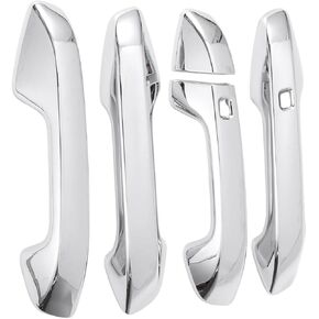 غطاء مقبض الباب الخارجي الكسوة لكيا فورتي 2019-2023 لكيا K3 سيراتو 2019-2024 غطاء مقبض الباب فضي اللون ABS 1 Set in Kuwait