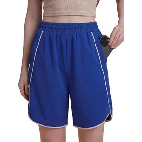 شورت PureChapter للفتيات شورت رياضي مع جيوب بسحاب للجري شورت للفتيات توين دولفين in Kuwait