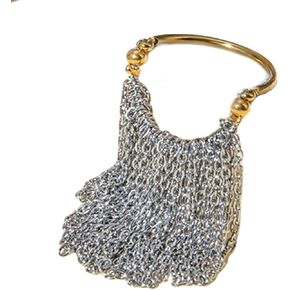 حلقات ذات حجم قابل للتعديل، حلقات سلسلة ذهبية وفضية حساسة من الفولاذ المقاوم للصدأ للنساء العصريات in Kuwait