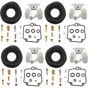 4 Pcs Carburetor Rebuild Kits Replacement for Suzuki GSXR1100 GSXR750 GSF1200S 1997-2000 Katana 750 1100 Carb Repair Kit with Float Diaphragm in Kuwait