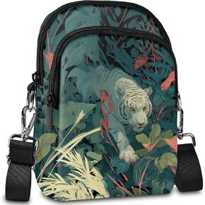 محفظة Yrebyou Crossbody للنساء حقيبة كروس صغيرة للهاتف مع سحاب خفيف الوزن مع حزام قابل للتعديل | مادة قابلة للتنفس in Kuwait