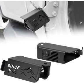 HOCHO مناسب لأبواب Jeep Foot Pegs، مفصل باب 120 درجة أوتاد قدم خارجية تناسب 2007-2025 Jeep Wrangler JK JL وإكسسوارات Gladiator JT in Kuwait
