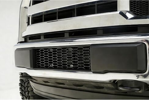 Front Bumper Mesh Grille Compatible with Ford F150 2015-2017 Lower Center Bumper Grill ABS Grilles Matte Black in Saudi Arabia