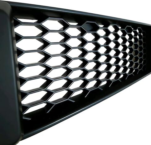 Front Bumper Mesh Grille Compatible with Ford F150 2015-2017 Lower Center Bumper Grill ABS Grilles Matte Black in Saudi Arabia