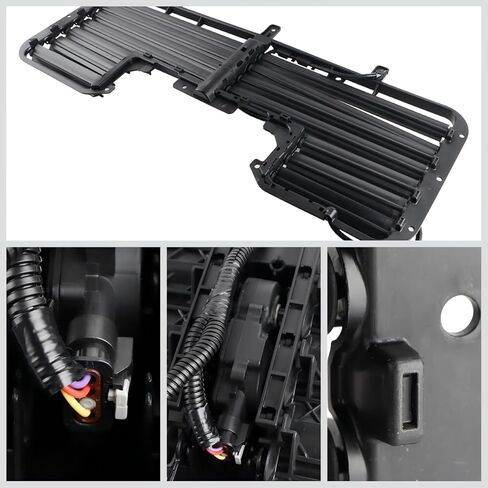 Active Grille Shutter With Motor Assembly Compatible with 2017-2019 Chevrolet Silverado 1500 & GMC Sierra 1500 Radiator Shutter Replacement for 84363184 23300225 GM1206119 in Kuwait