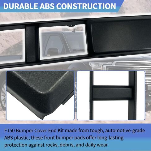 Front Bumper Cover Lower Grille Trim Panel Kit Fit For 2018-2020 Ford F-150, Bumper Cover End Kit,JL3Z-17E810-AB, JL3Z-17E811-AB,JL3Z17B968BB in Kuwait