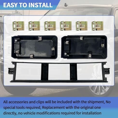 Front Bumper Cover Lower Grille Trim Panel Kit Fit For 2018-2020 Ford F-150, Bumper Cover End Kit,JL3Z-17E810-AB, JL3Z-17E811-AB,JL3Z17B968BB in Kuwait