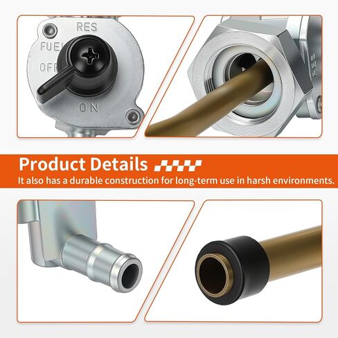 Gas Tank Fuel Valve Petcock W/Lines For Honda Shadow Spirit 750 VT750 DC DCA DCB 2001-2007 16950-MCR-A03 in Saudi Arabia