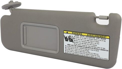 حاجب الشمس للسيارة من الجانب الأيسر للسائق - متوافق مع 2004 2005 2006 2007 2008 لسيارة Toyota 4Runner Gray استبدال حاجب الشمس للسيارة OE 74320-3D050-B0 بدون فتحة سقف in Kuwait